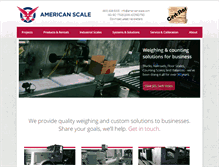 Tablet Screenshot of american-scale.com